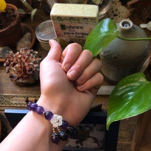 Amethyst bracelet